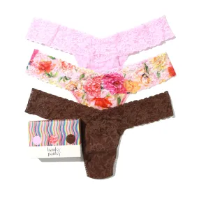 3 Pack Low Rise Thongs Bring Me Flowers Sale