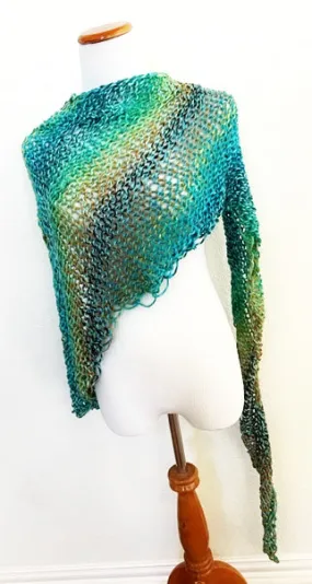 Alfie shawl, sample