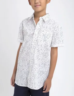 BOYS ORIGAMI PRINT SHIRT