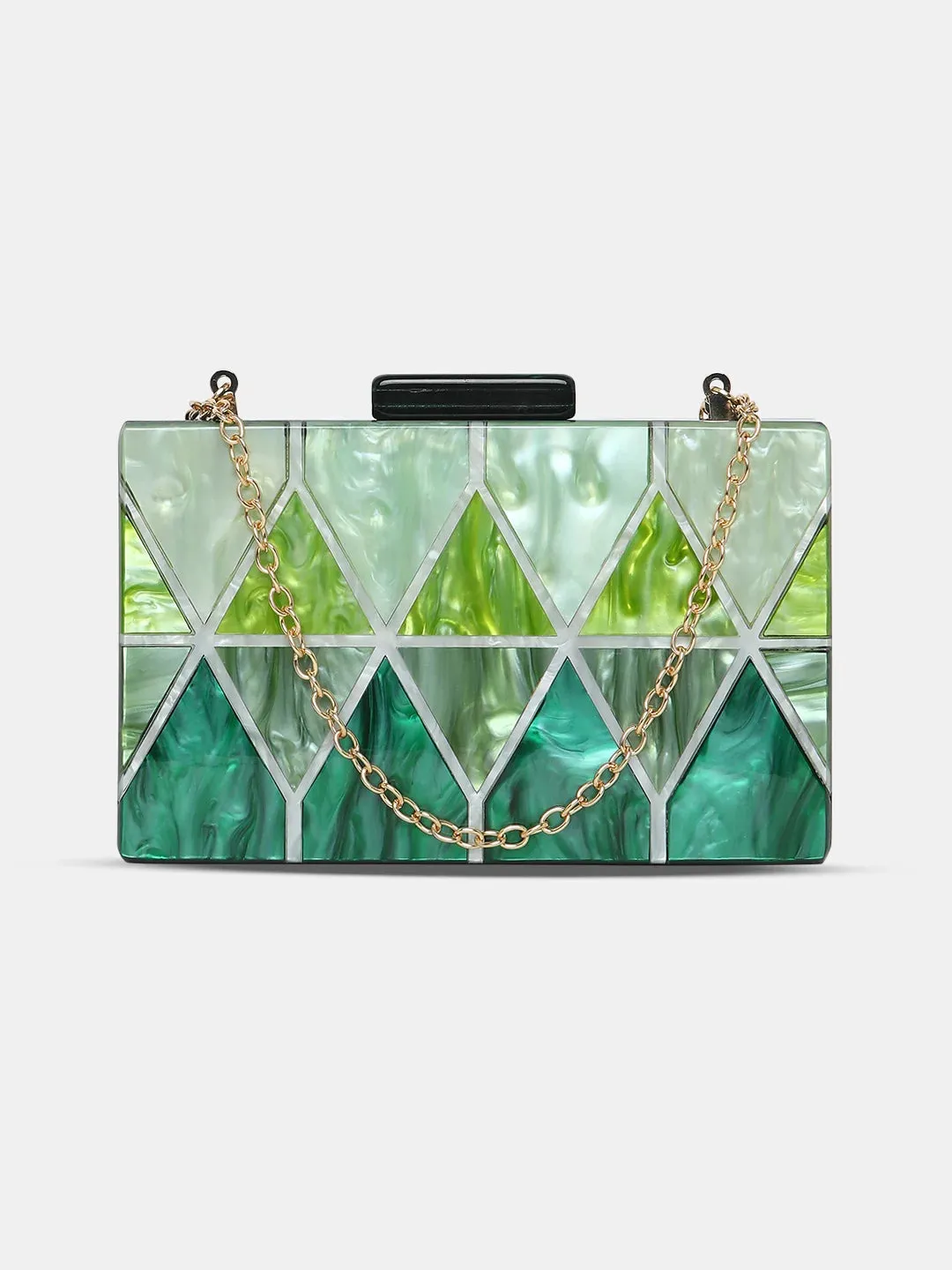 Caprese Gilia Clutch Small Green