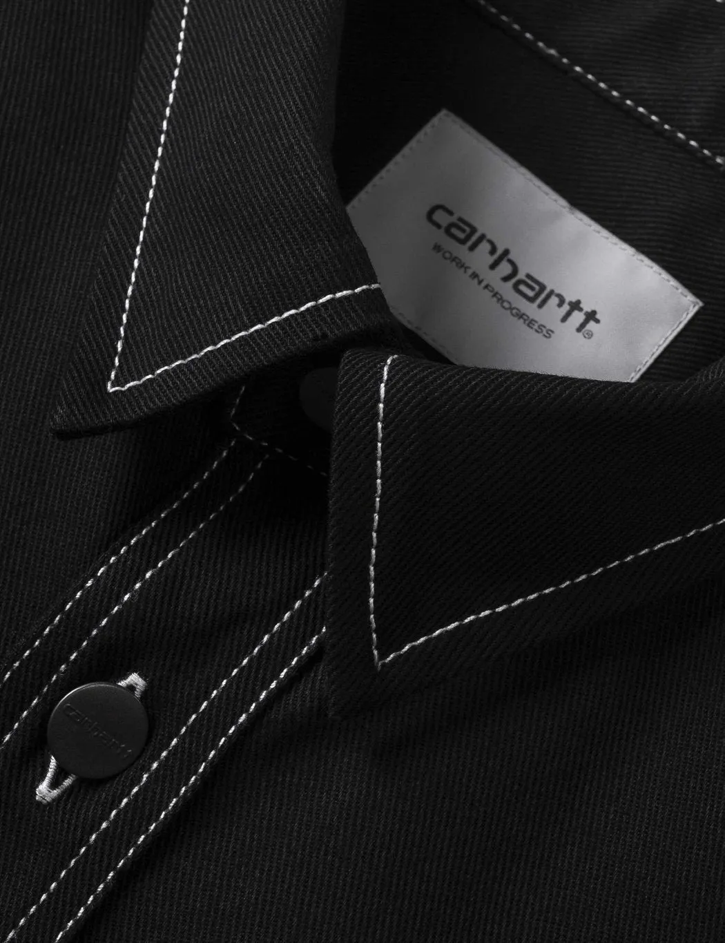 Carhartt-WIP Chalk Shirt Jacket (Regular Fit) - Black Rigid