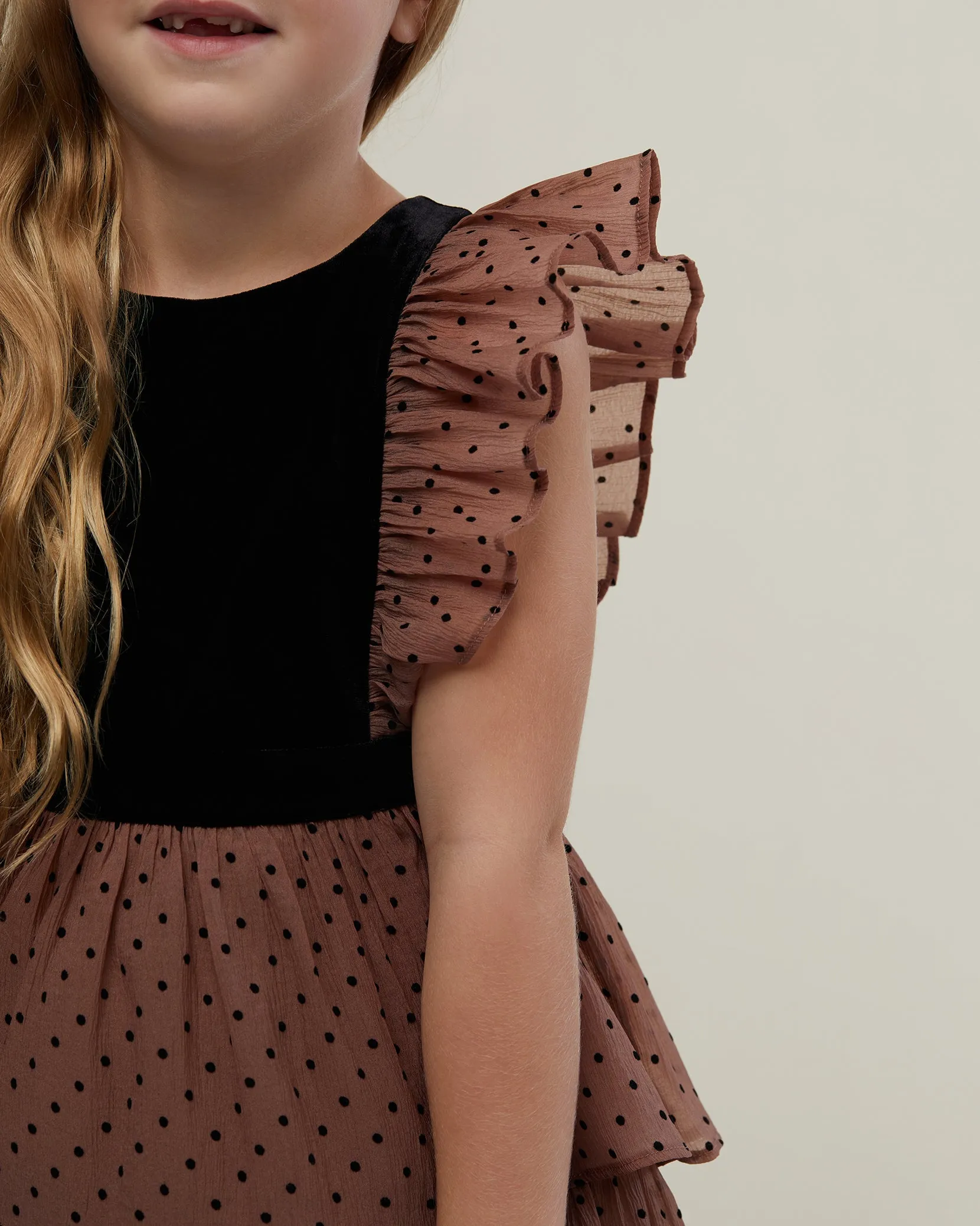 Girls Ruffle Tiered Dress