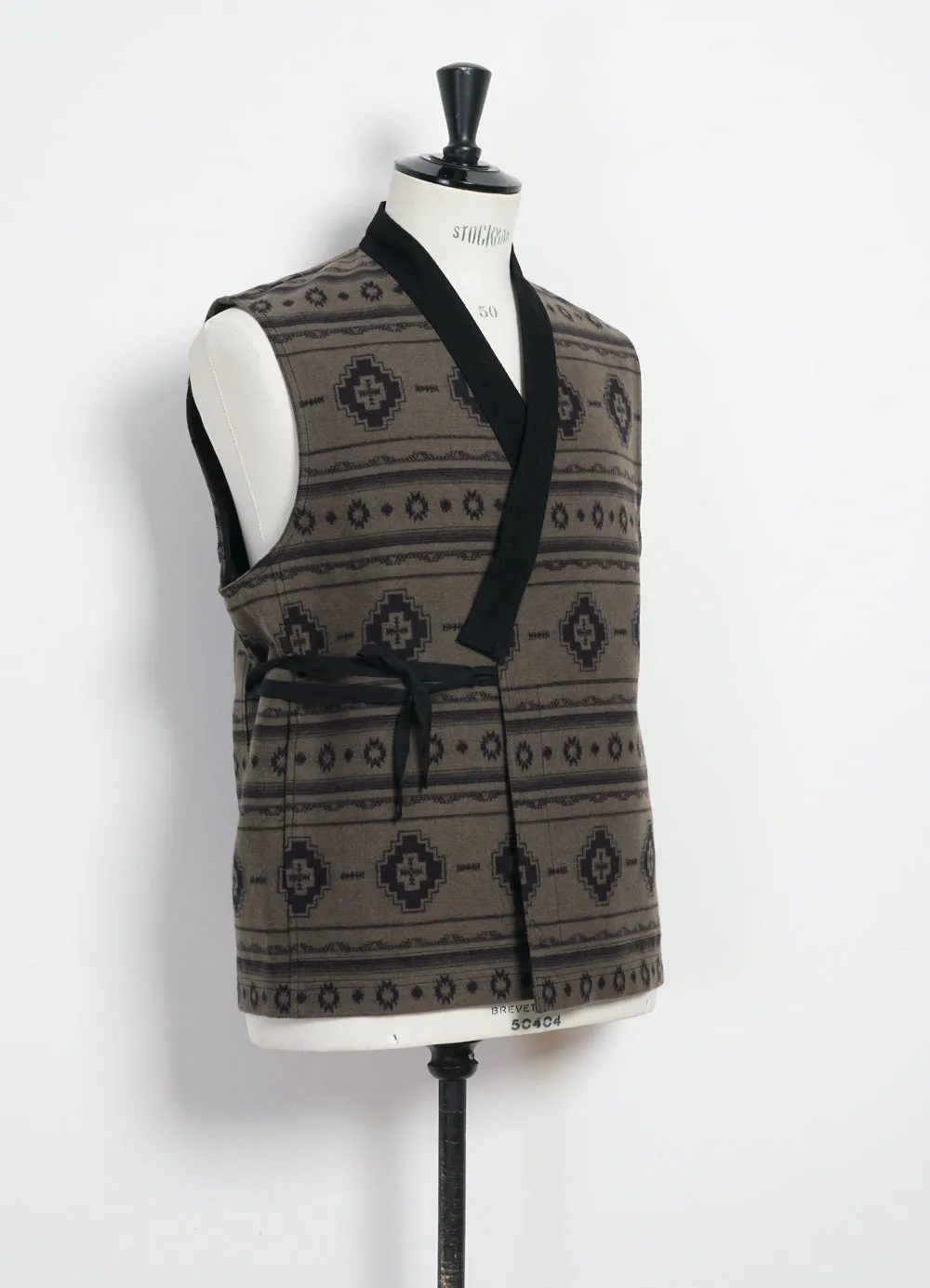 HAUK | Eastern Waistcoat | Inca Black