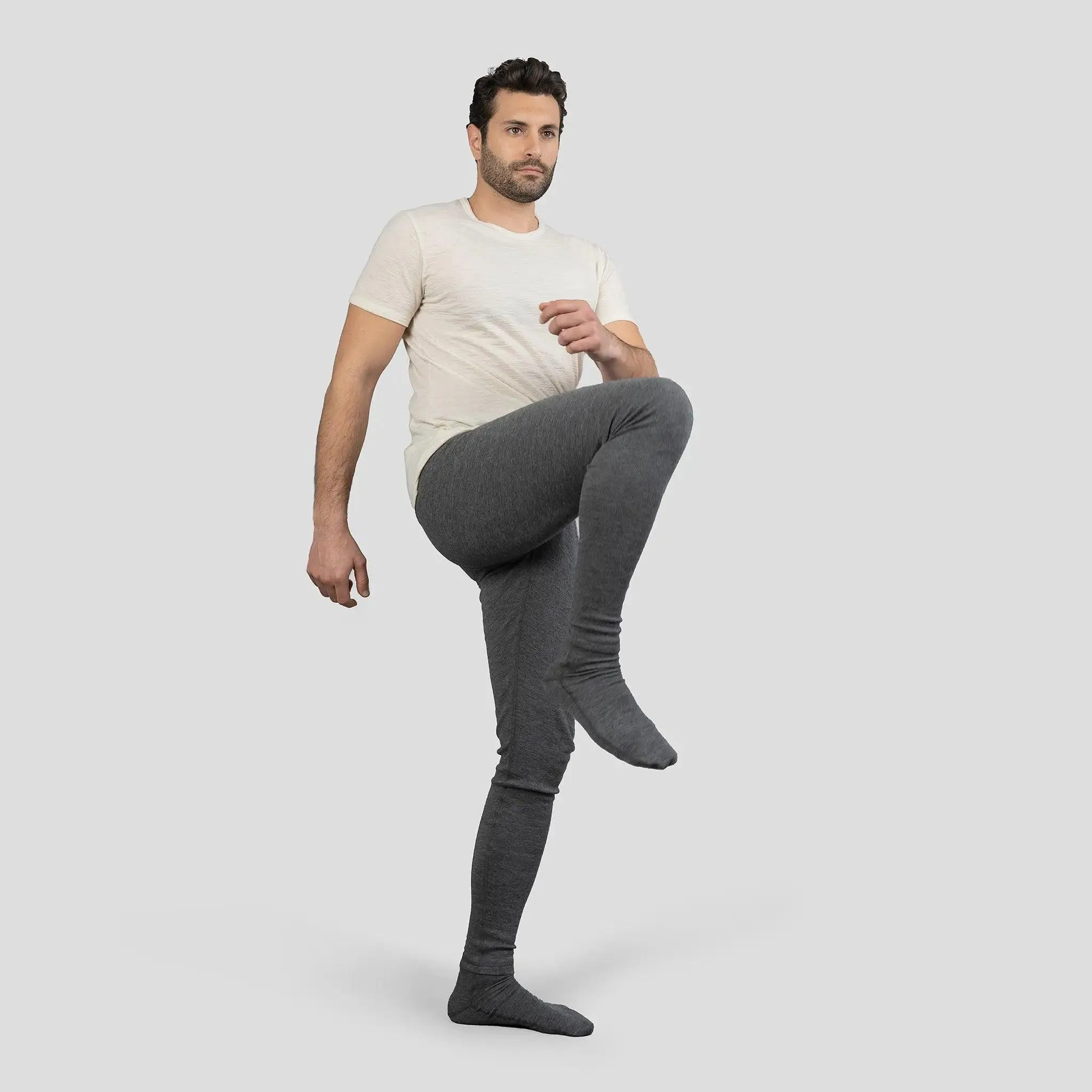 Men's Alpaca Wool Leggings: 300 Lightweight