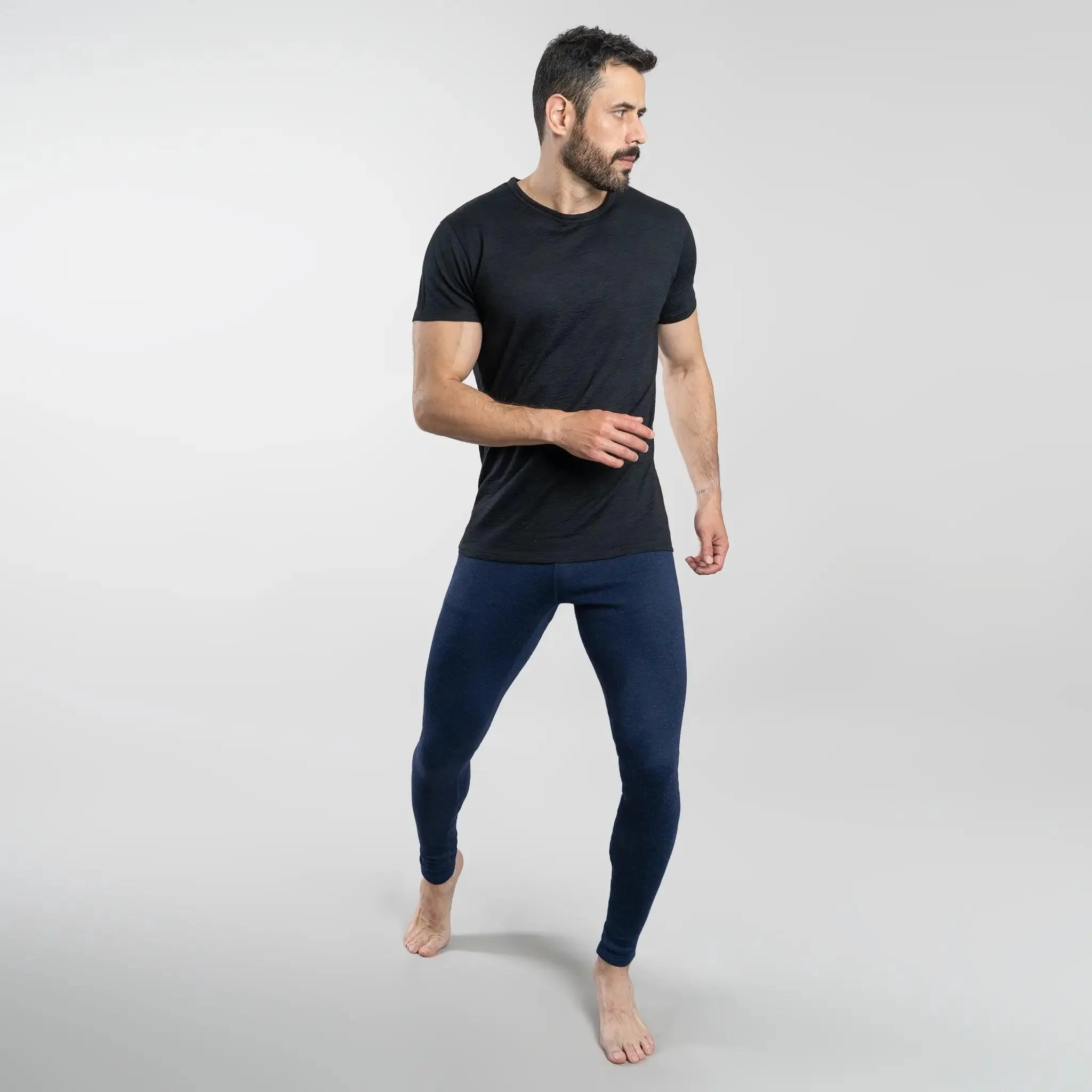 Men's Alpaca Wool Leggings: 300 Lightweight