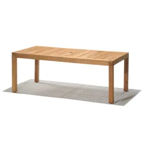 Rinjani Teak Outdoor Patio Dining Table 94" Rectangular