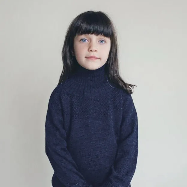 Sailor Sweater - Alpaca/Merino - Moss (18m-12y)