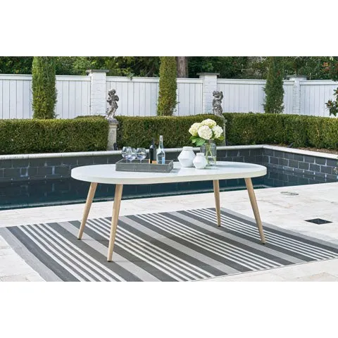 St Barts Open Weave 7pc Outdoor Dining Set